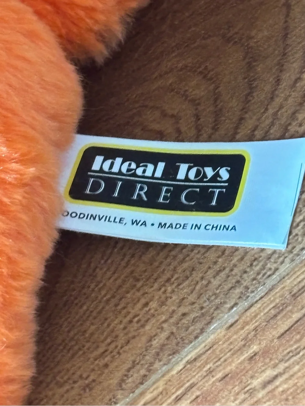Plush Orange Fox Stuffed Animal - Soft Cuddly Kids Toy